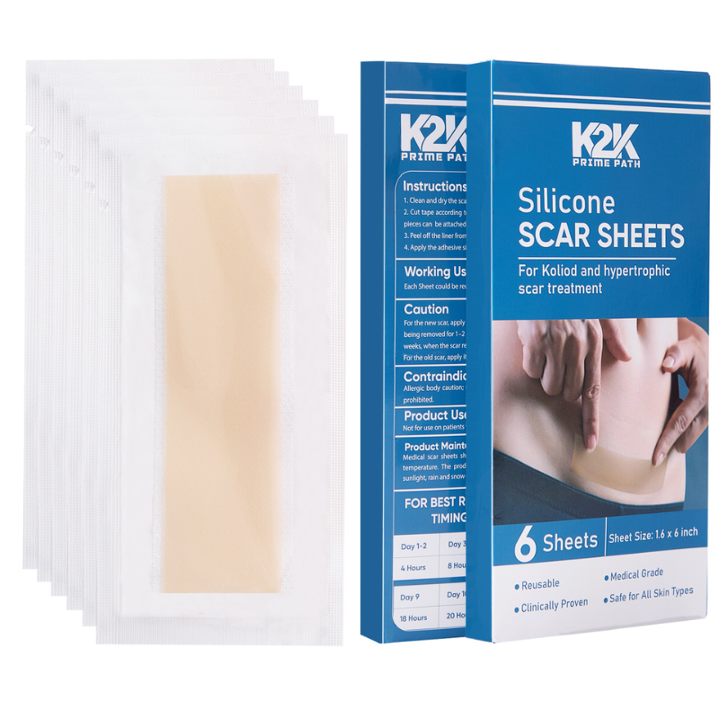 K2K PrimePath Silicone Scar Sheets: Ultra-Thin & Reusable