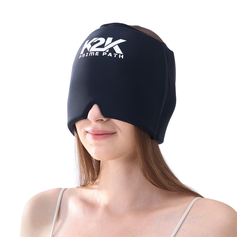 K2K PrimePath Cooling Comfort Cap: Hot & Cold Gel Head Wrap
