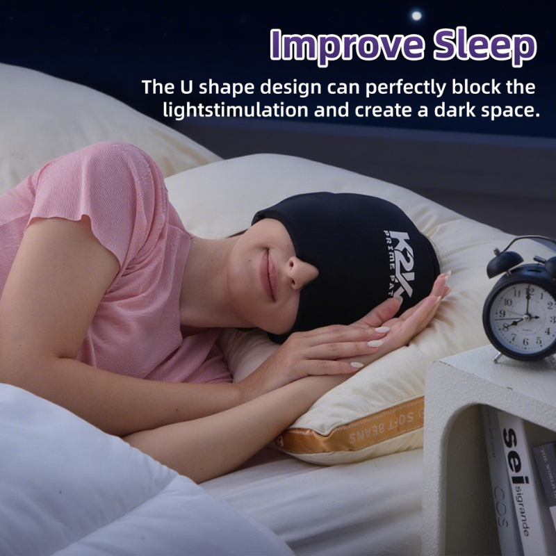 K2K PrimePath Cooling Comfort Cap: Hot & Cold Gel Head Wrap
